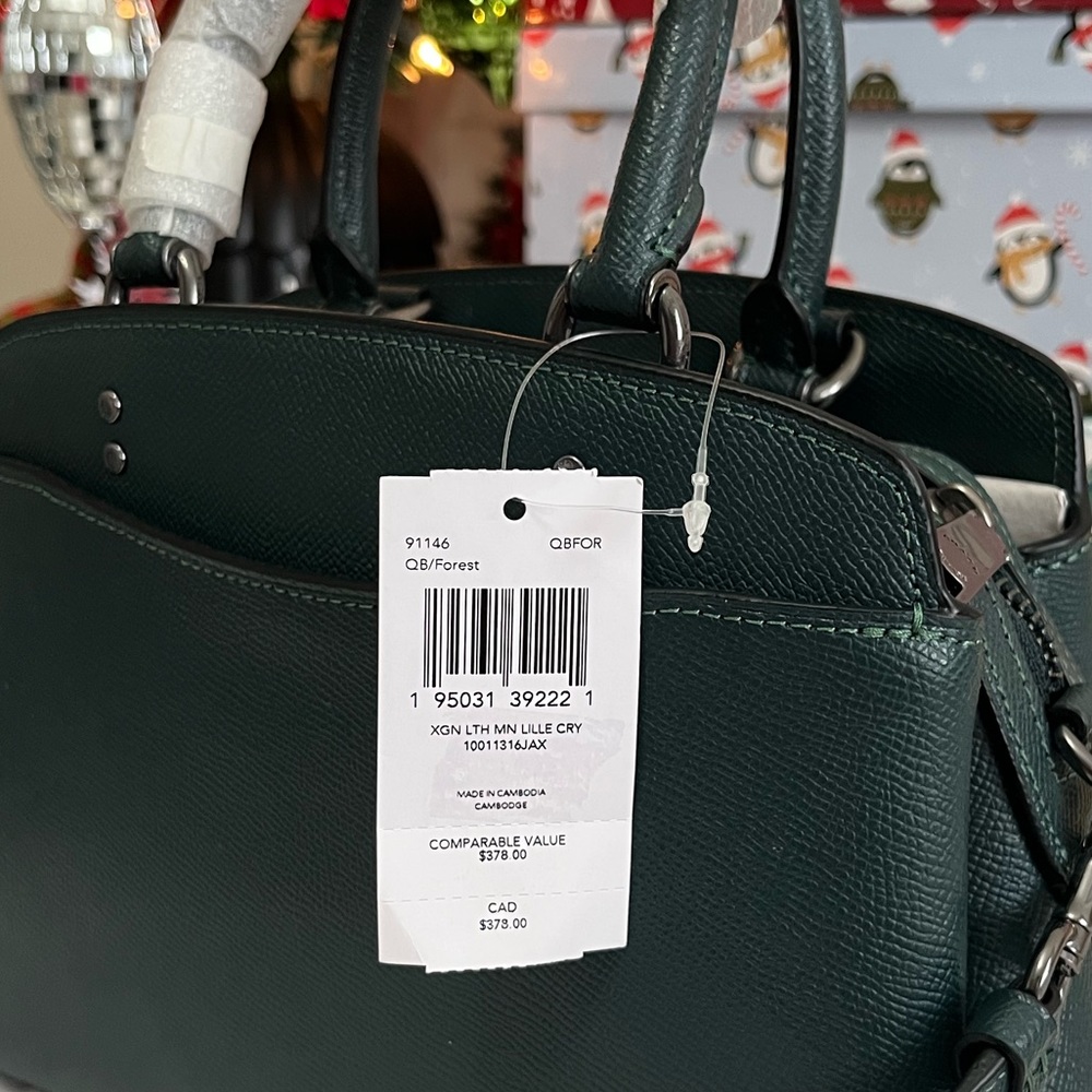 ‼️SOLD‼️COACH MINI LILLIE CARRYALL - Picture 4 of 10